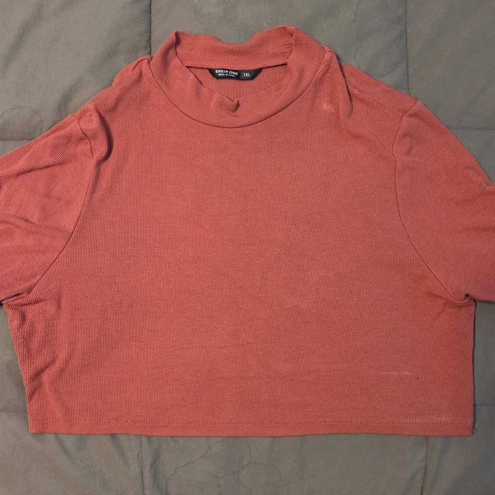 🔥🔥FREE With Purchase- Shein Orange Crop Top